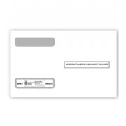 W-2 Tax Envelopes - Double-Window - Horizontal Format, 4-Up