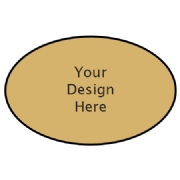 Custom oval label