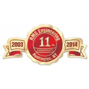 Custom Foil Label with Anniversary Years