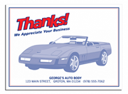 Auto Floor Mats, "Thanks!"