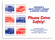 Car Floor Mats, "Please Drive Safely!"