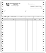 General Continuous Invoice for Peachtree