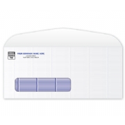 Secure Blue Tint #10 Window Envelope